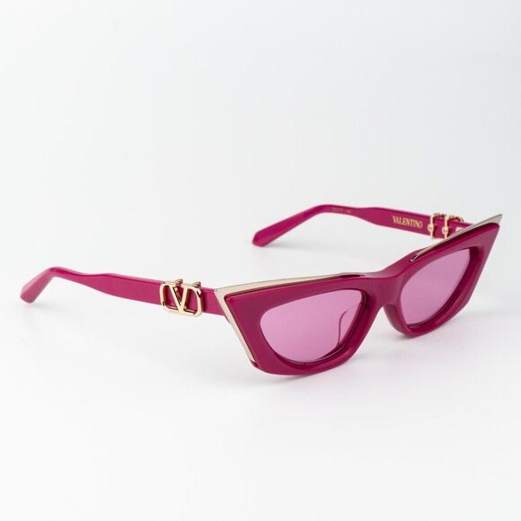 Valentino Women Sunglasses Pink Gold Cat Eye V - GOLDCUT - I VLS-113C-55 main image 7